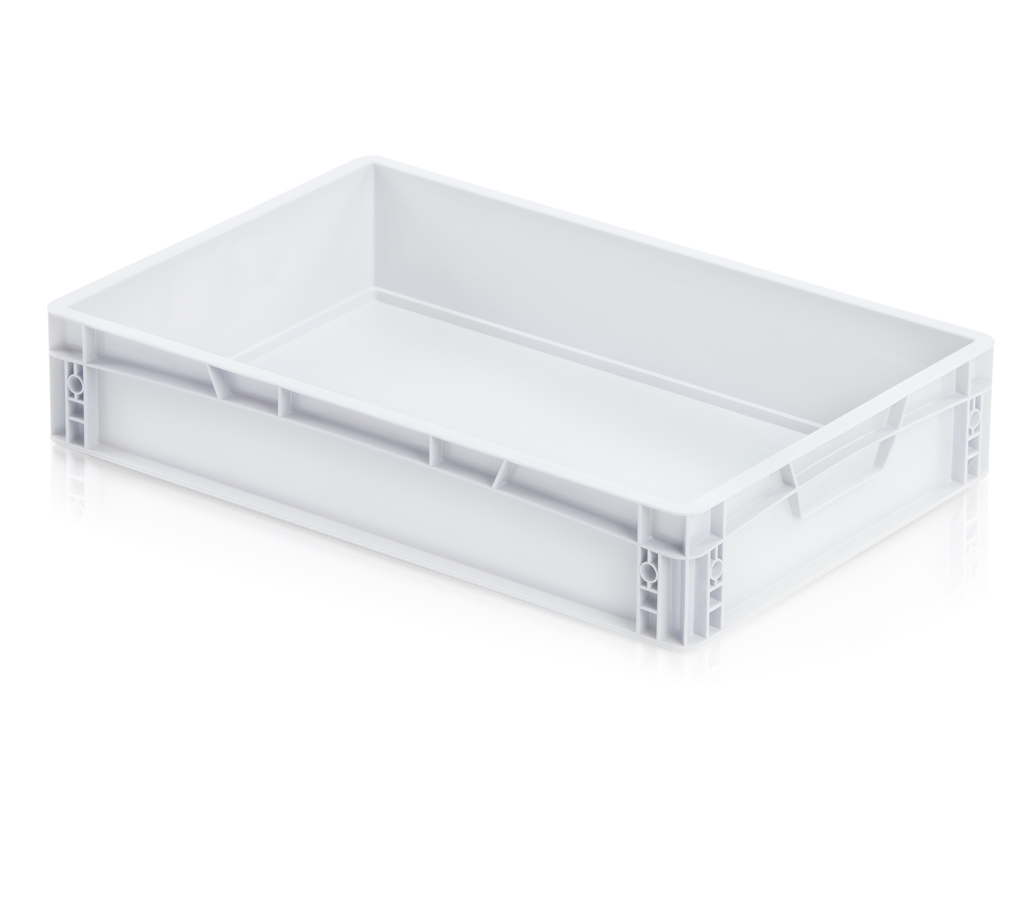 Přepravka EURO 60x40x12 uzavřený úchyt natur